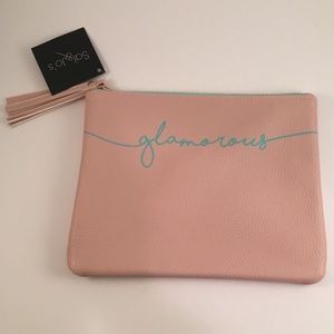 Makeup Bag Case Large Nude "Glamorous"